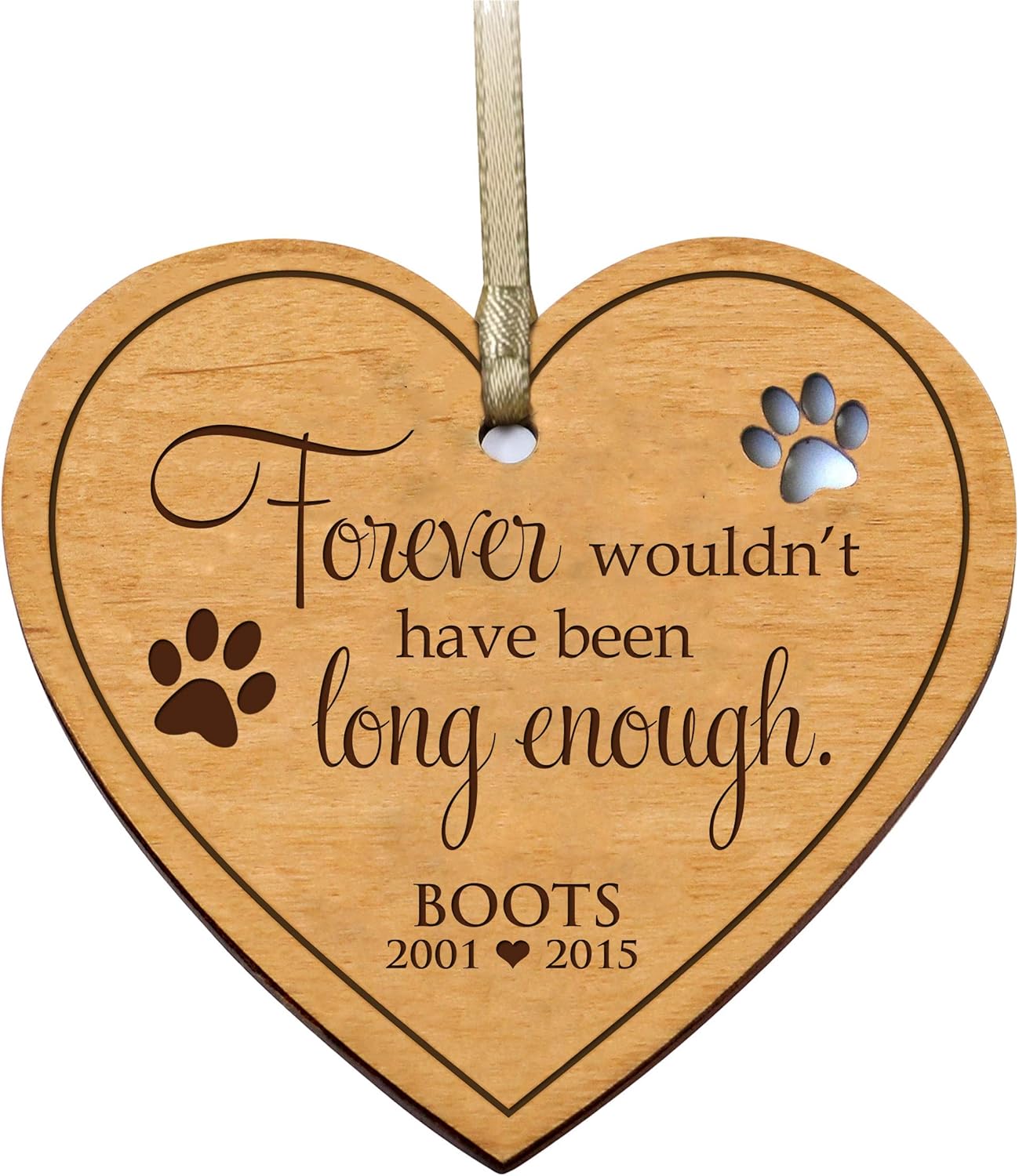 LifeSong Milestones Custom Engraved Wooden Memorial