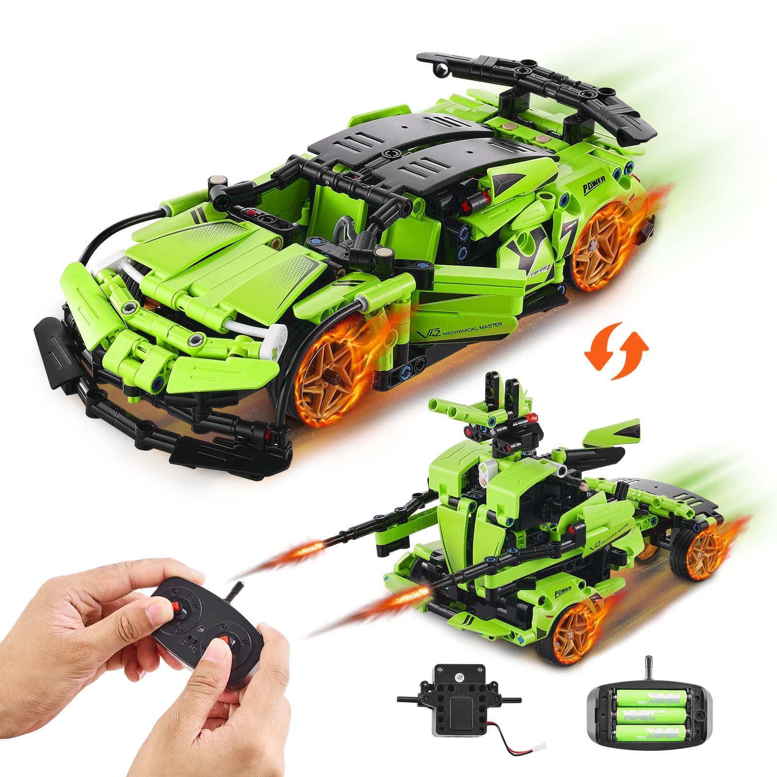 Robot Betabot Science4you - Kit Construction 126 Pièces - Avec Moteur - STEM 8+ Ans - Cadeau éducatif