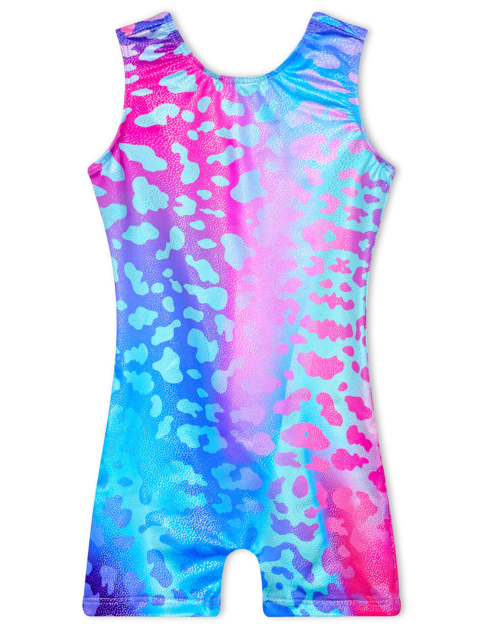 TENVDA Leotards for Girls Gymnastics One Piece Biketard（Multiple Colors）
