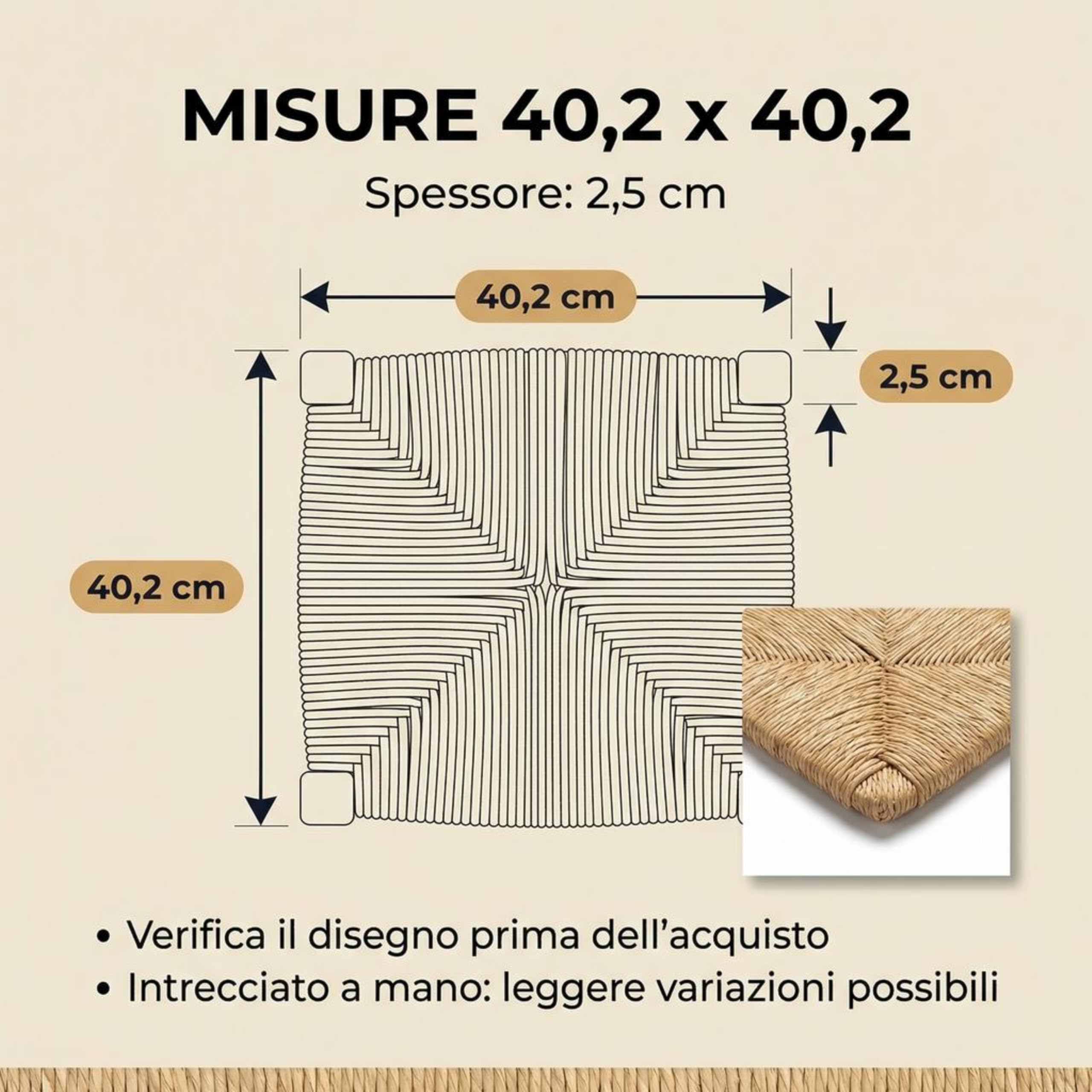 Import Trade Set 6 Sedili In Paglia Di Segale 971 WA Tourain – Ricambio Seduta Fatta A Mano Per Sedia Rustica