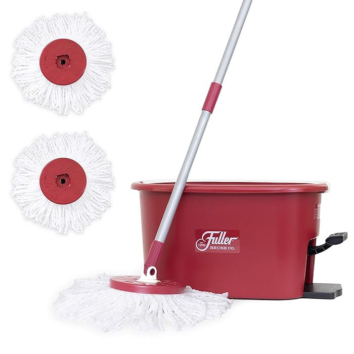 Buy Fuller Brush Spin Mop Exclusive Bucket System Easy Wring, 360° Spin Streak Free Floor
