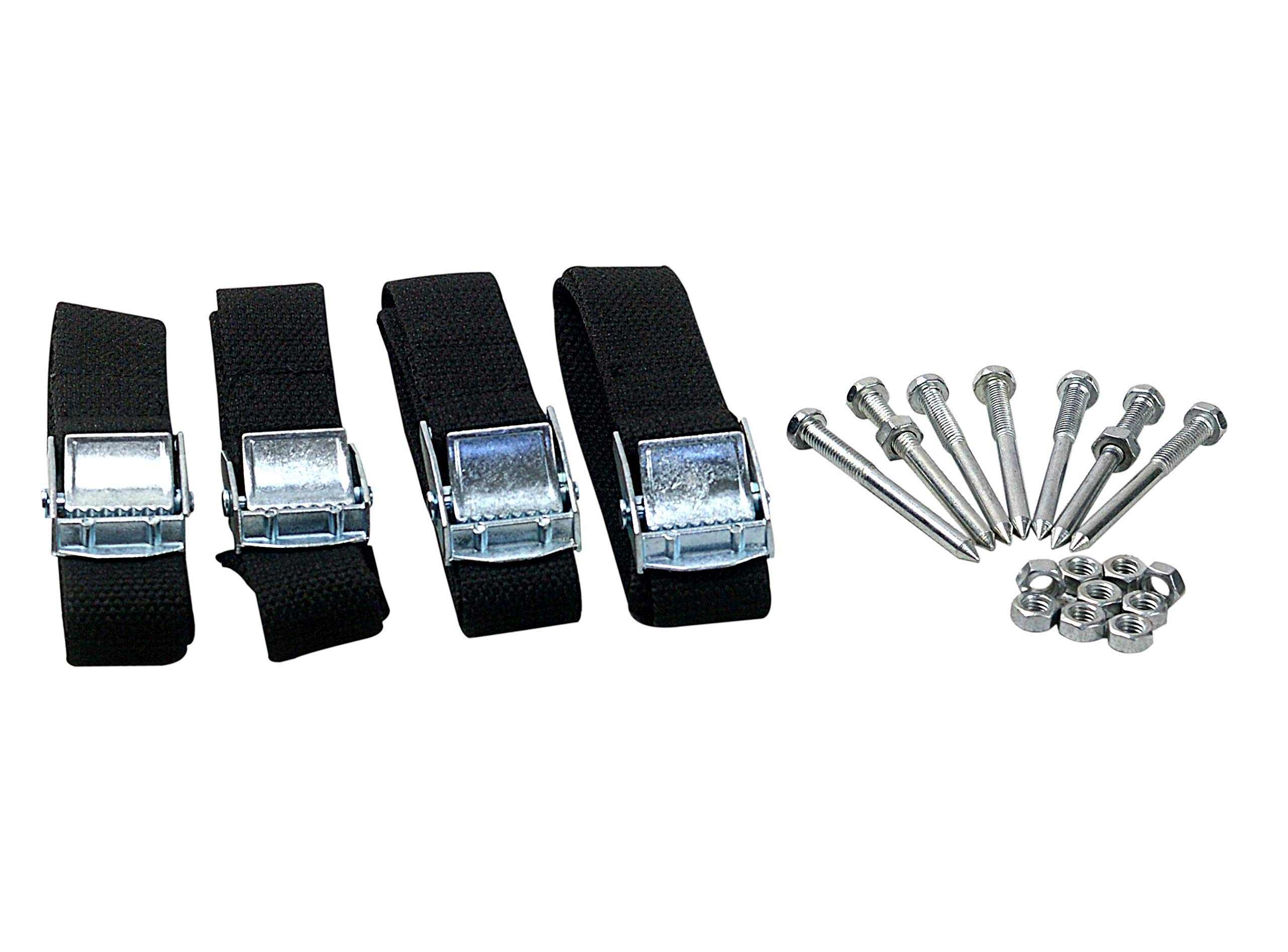 Bubblefin Aireador de césped, Zapatos con Hebillas de Metal Resistentes, 4 Correas Ajustables y Pinchos más Afilados para una aireación efectiva del Suelo y un Patio más Verde