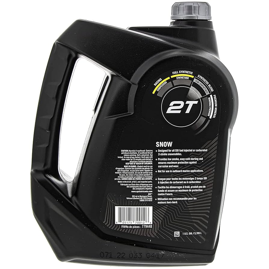 Amazon.com: Ski-Doo OEM XPS 2T Snow Synthetic Blend Oil