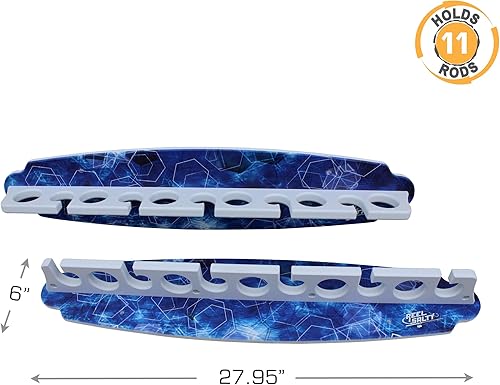 Miniatura 4 de Carrete Salty OffshoreInshore Saltwater 11 Soporte para caña de pescar Soporte de pared de grado marino para almacenamiento de techo