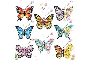 Yeaqee 8 Pcs 5D Diamond Art Bookmarks