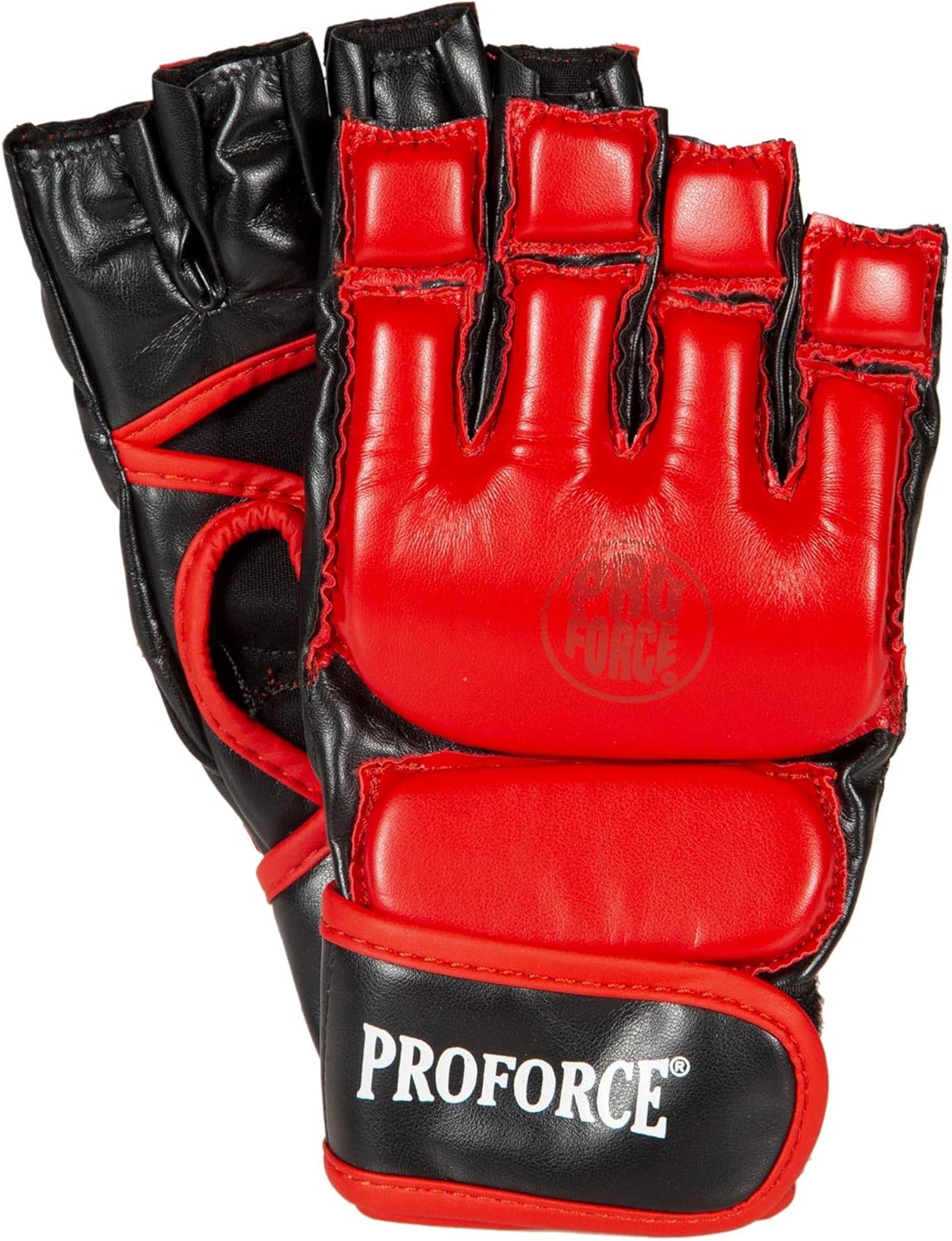 MMA Fighting Gloves, Red and Black