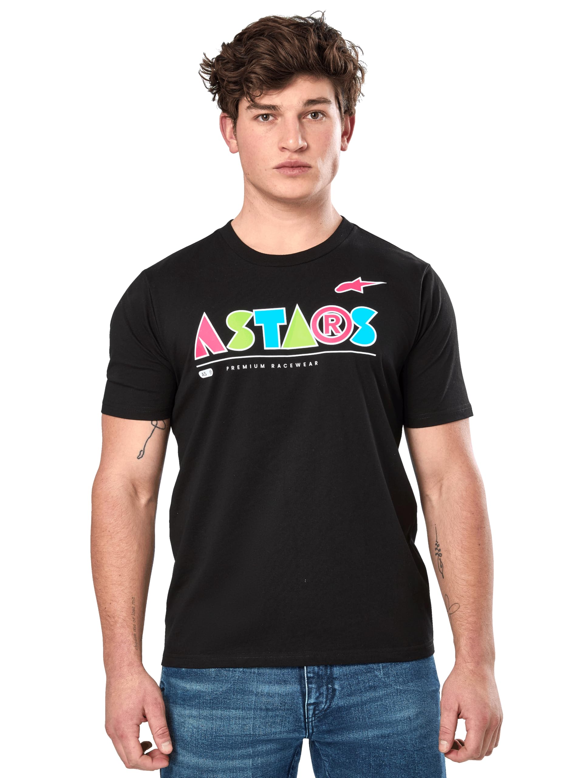 Alpinestars Men's Black Cereal Ss Csf Tee T-Shirt, Xxl