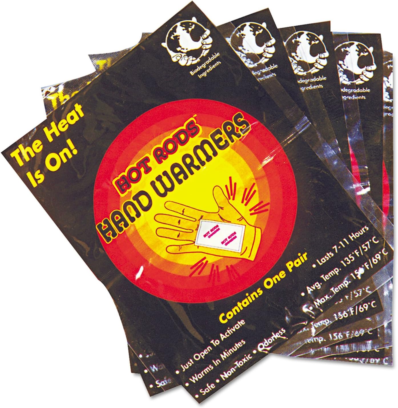 OccuNomix 110010R Hot Rods Hand Warmers 10/Pack