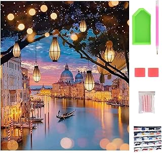5D Diamond Painting Kit Completo, DIY Diamond Art Kit per Adulti, Paint by Numbers, Passatempo Artigianato, Quadri Decorativi per Casa e Ufficio, Regalo Squisito, Pittura Diamante 40 x 30cm.
