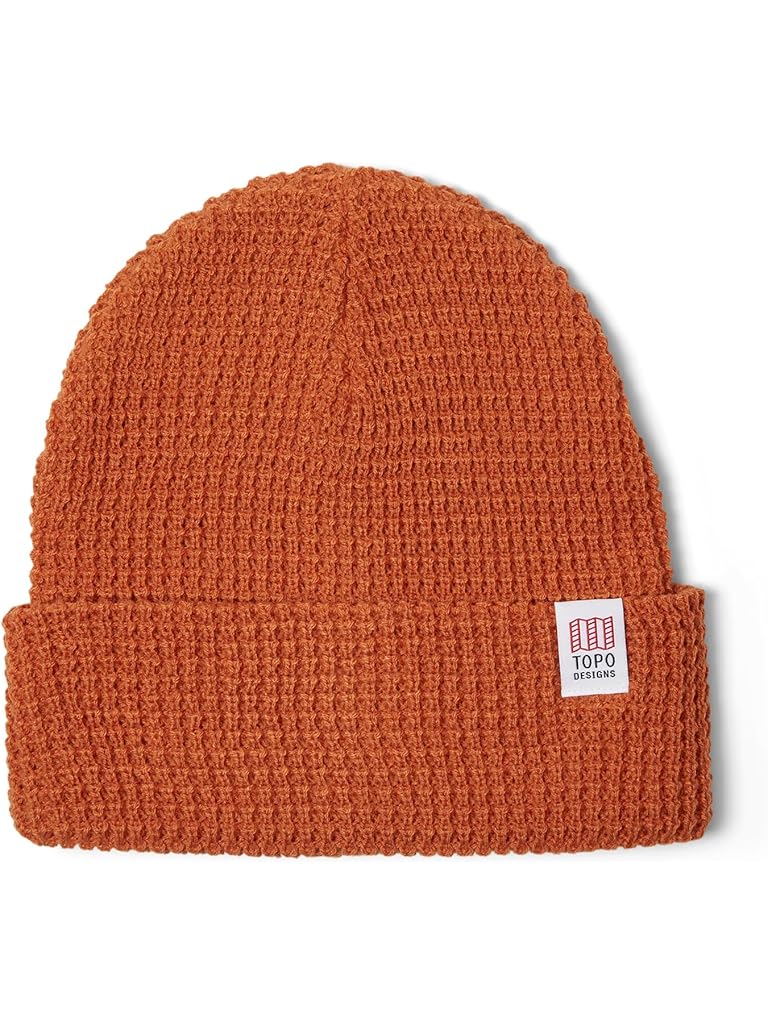 Tan Topo Designs Waffle Knit Beanie