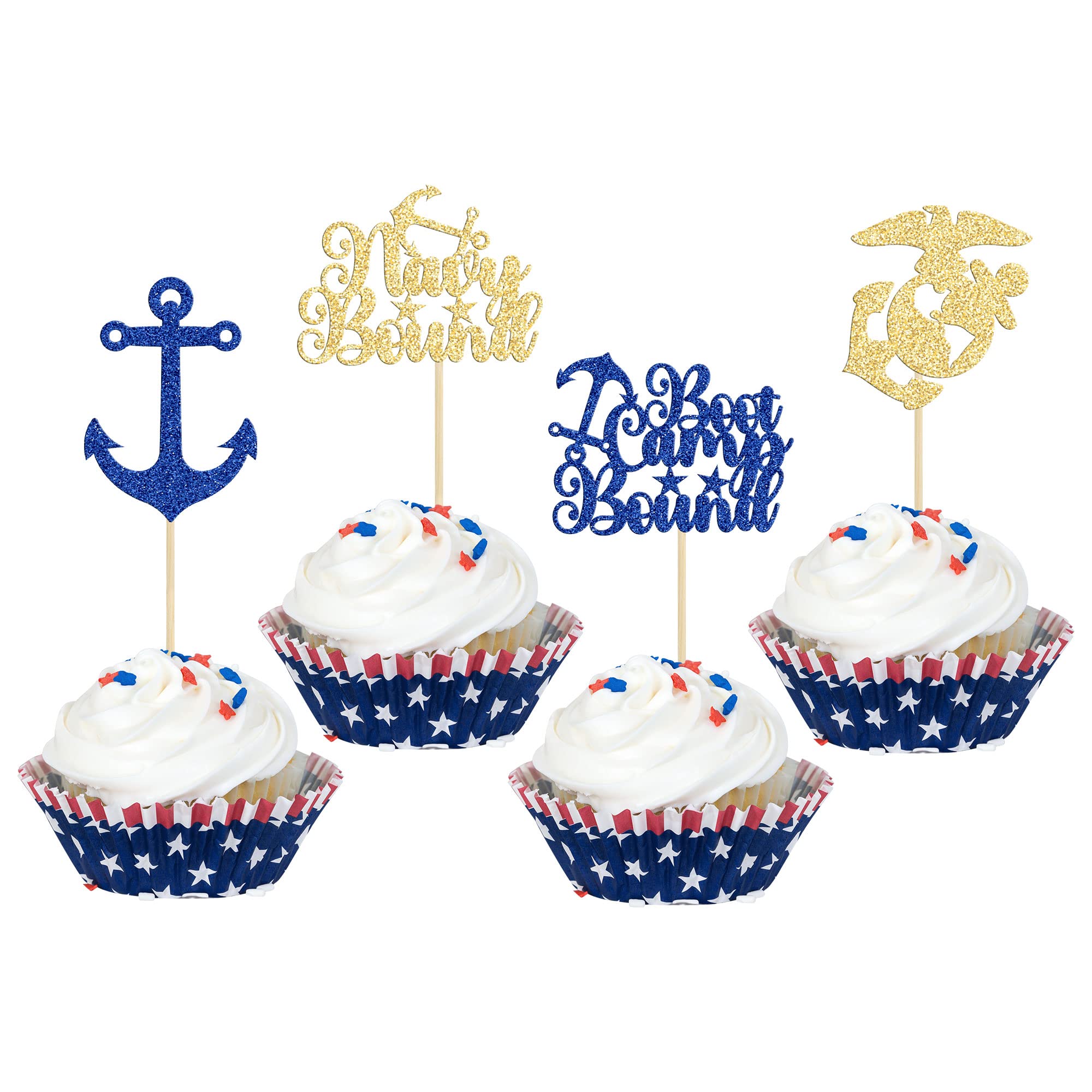 US Military Navy Logo Emblem And Anchor Edible Cake Topper Image ABPID05633 - View #2