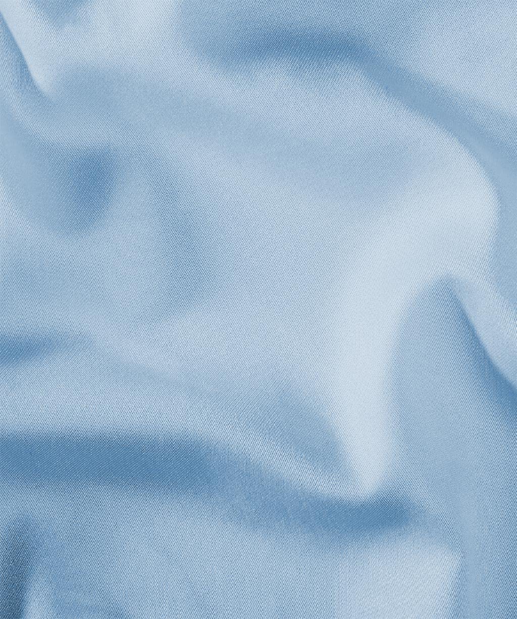 fleuresse Uni-Colours, Spannbettlaken mit Rundumgummi, Mako Satin, 100 Prozent Baumwolle, ideal für Matratzen bis 23 cm Höhe, 140 x 200 cm, Fb. Bleu, 9100 Fb. 6056