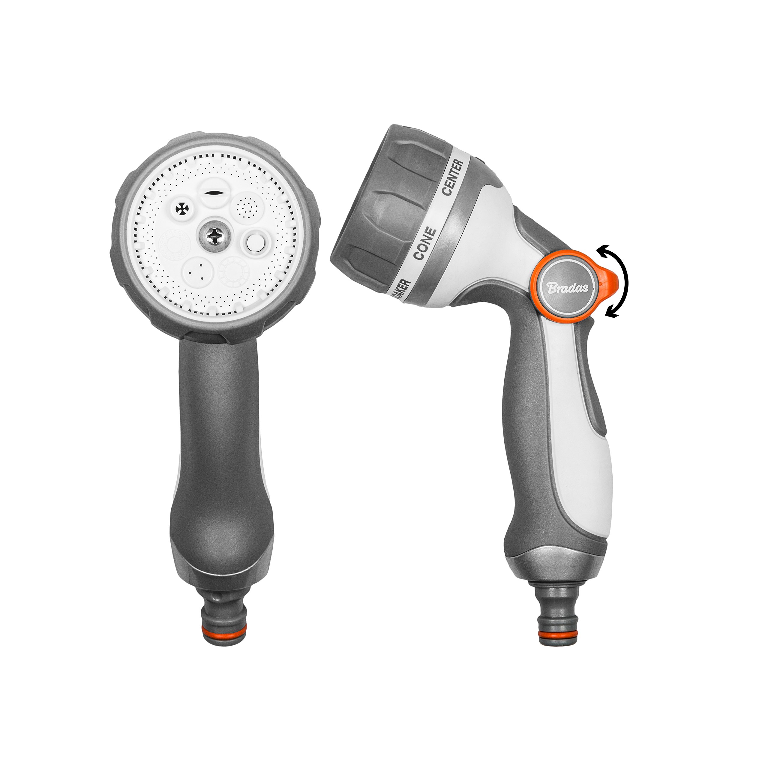 Garden Hose Gun Water Sprayer 7 Pattern Nozzle for Car Patio Plant Cleaning Tool