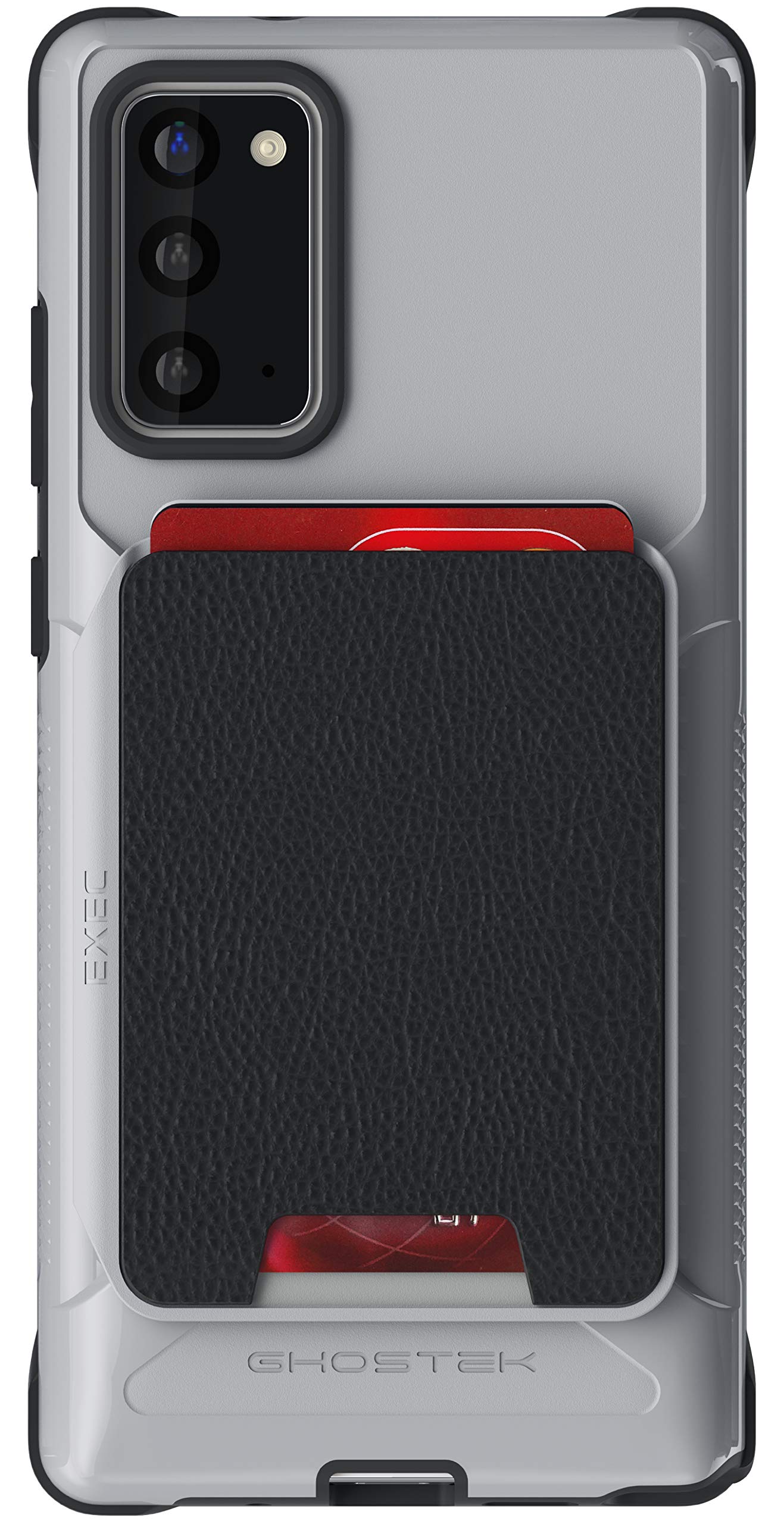Ghostek Exec Magnetic Wallet Case for Galaxy Note20 with Card Holder and Accessories Heavy Duty Protection Shockproof Military Grade Protective Cover for 2020 Galaxy Note 20 5G (6.7 Inch) - (Gray)