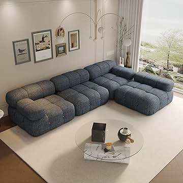 bulge sofa ottoman / バージュ ソファ オットマン　グレー Amazon.com: BEDGJH Large Comfort Sofa Ottoman with Storage