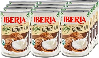 Iberia Organic Coconut Milk, 13.5 fl. oz. (Pack of 12)