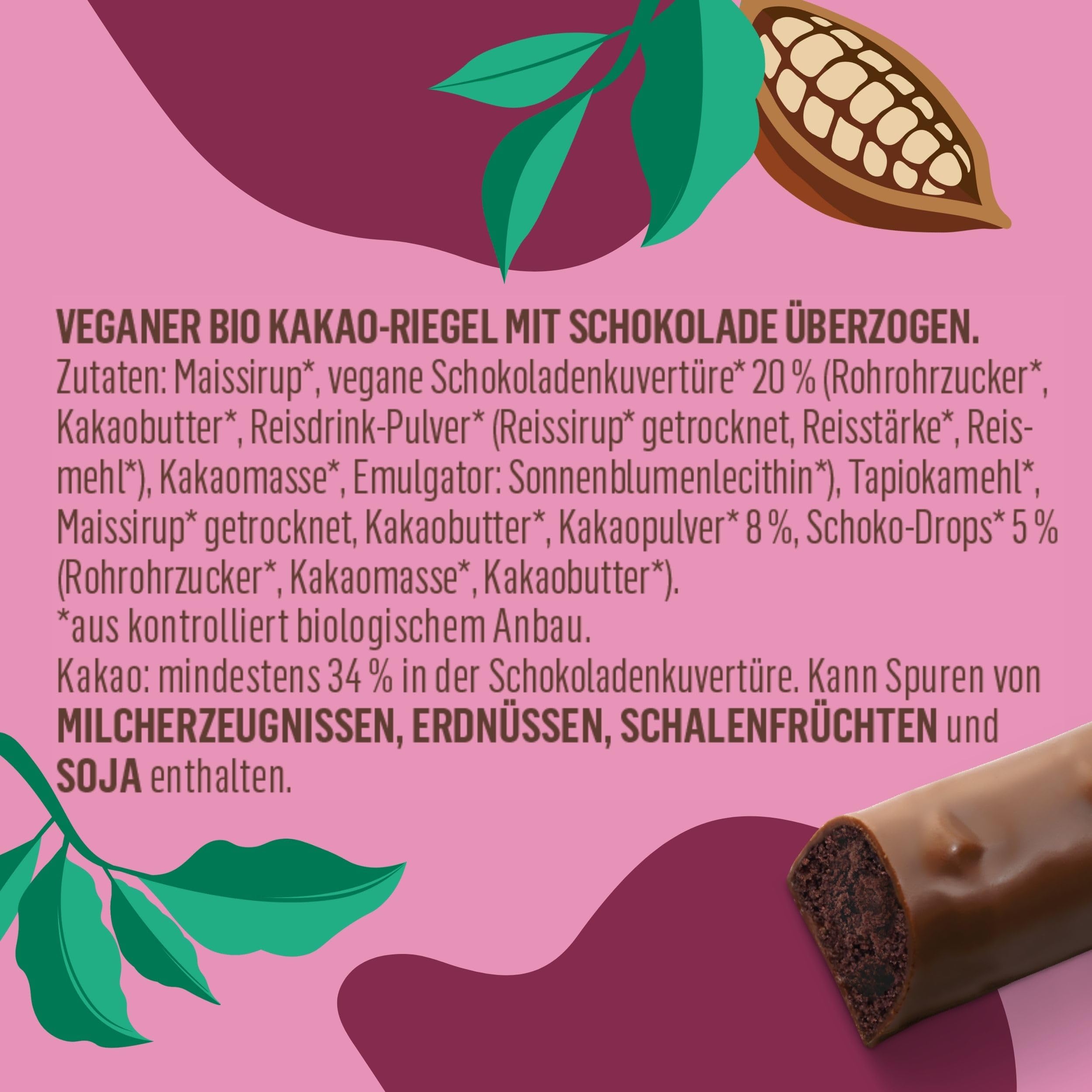 THE VEGAN COW - Schokoriegel Big Pack Mix 72 Riegel (2880g), 24x Brownie, 24x Erdnuss Salted Caramel und 24x Kokos - vegan, bio, glutenfrei - 100% natürliche Zutaten
