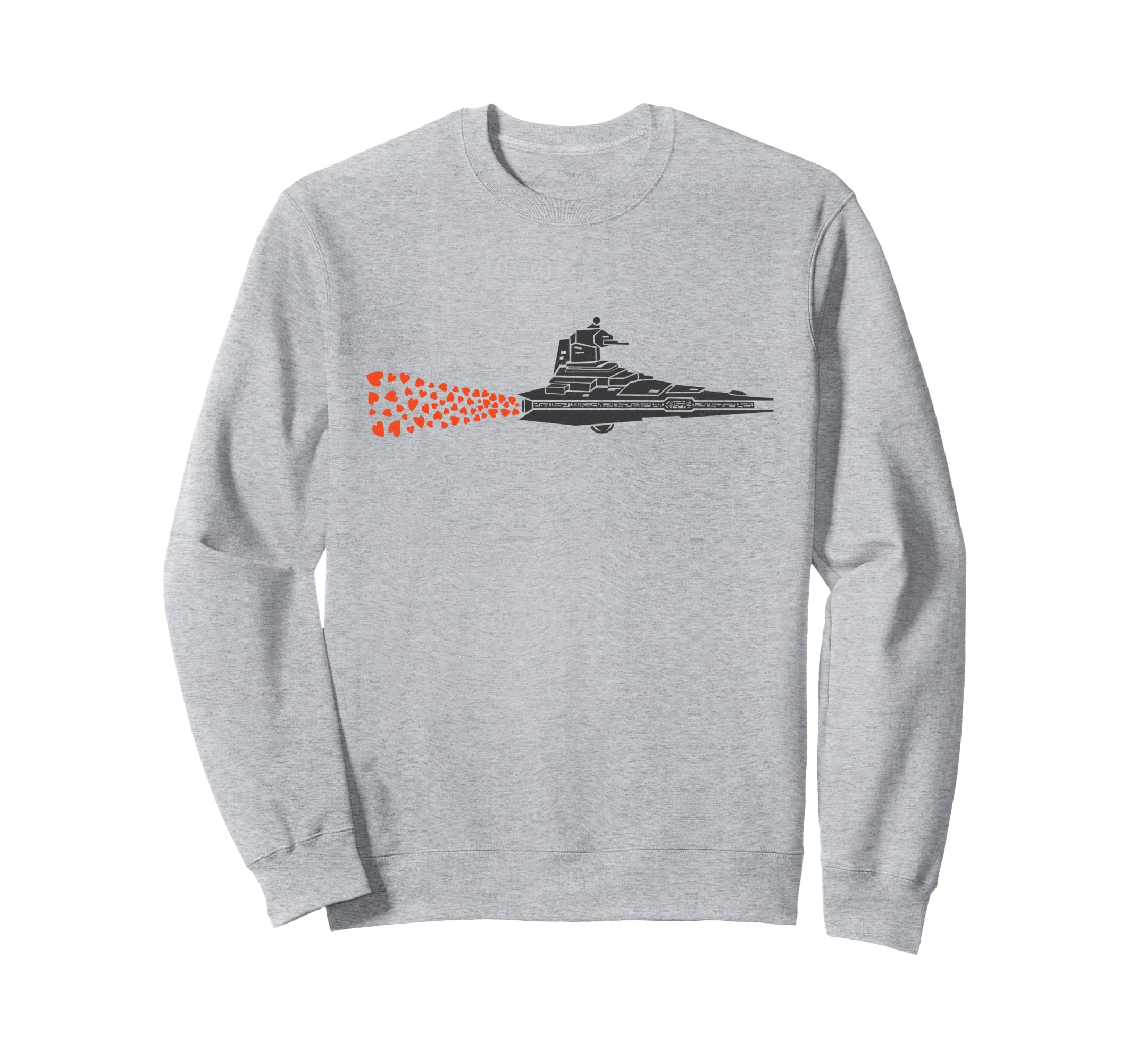 Sweat Star Wars Star Destroyer Saint-Valentin pull col rond - 2