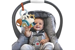 Bitzy Busy Ring Baby Teething Toy - Keep Baby Soothed & Entertained!