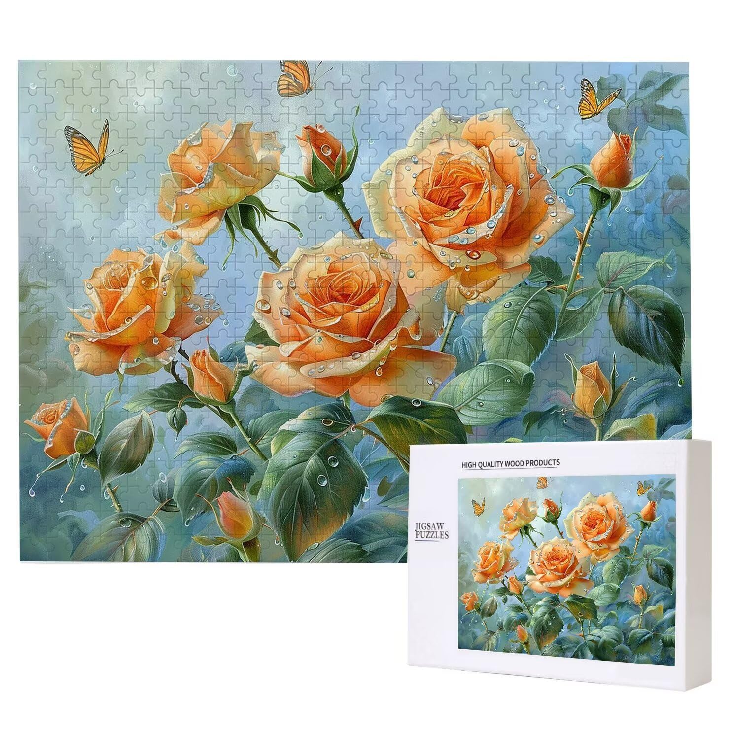 Jigsaw Puzzle, 4000 Pezzi Puzzle Classici, Rosa Puzzle Rilassamento Intelligence, Mpossibile Difficile Puzzles impegnativo per adulti Puzzles per Gioco Familiare, Regalo per Amore Amico Rosa K0F-237