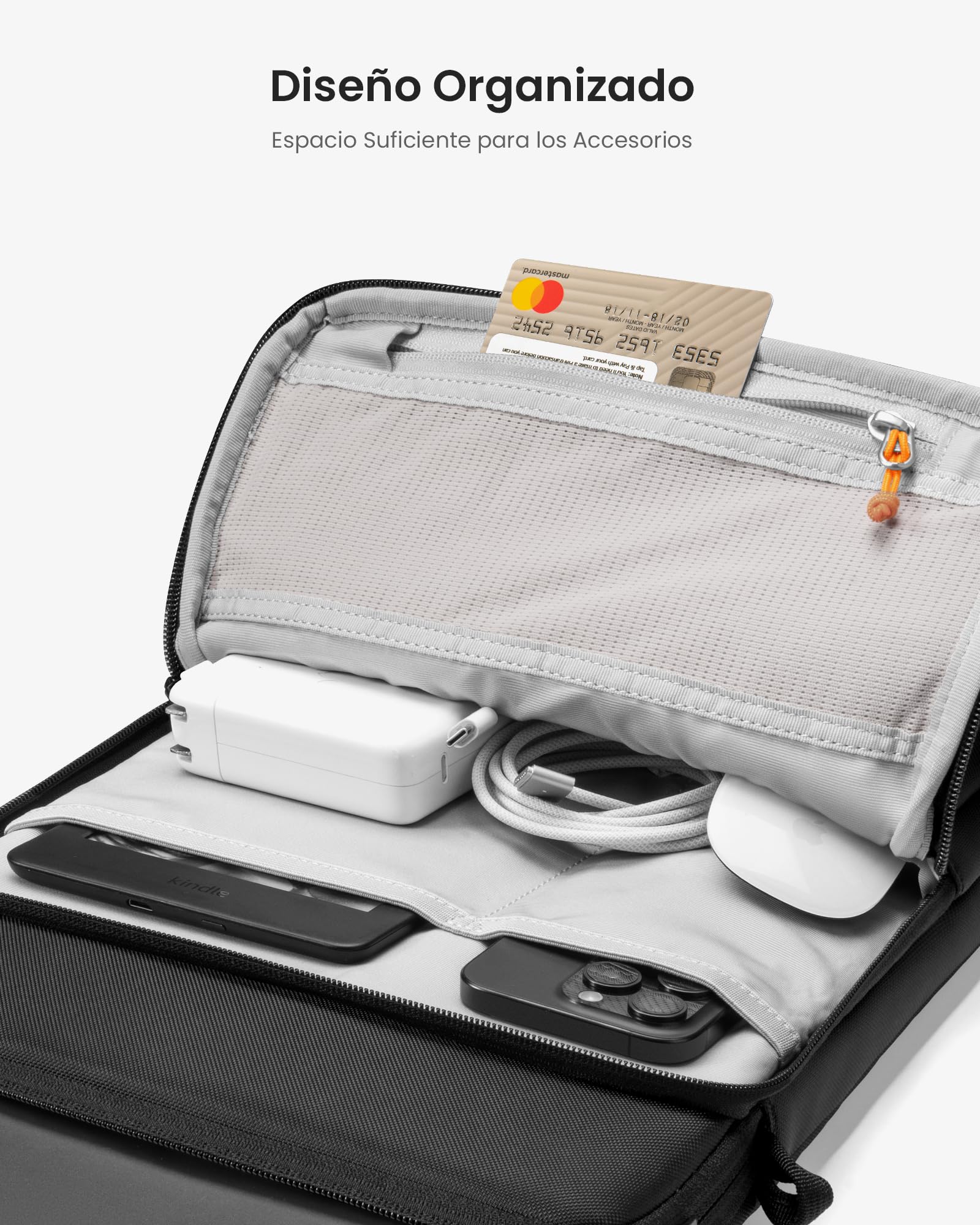 tomtoc 360° Funda para Nuevo 16 Pulgadas MacBook Pro M5 Pro/MAX (2026), M4/M3/M2/M1 Pro/MAX (2024–2019), ASUS Vivobook 15/16, Bolsa Bandolera para Portátil con Protección Integral A Prueba de Golpes
