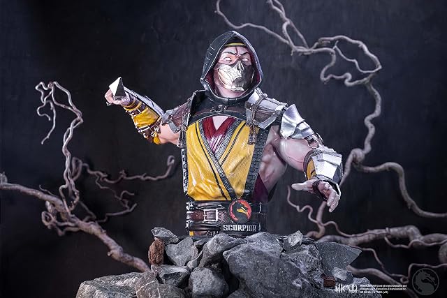 Foto 6 de 6 de Nemesis Now - Busto Escorpio con Licencia Oficial Mortal Kombat (29,5 cm), Color Amarillo