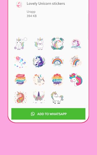 WAStickerApps Unicorn Stickers