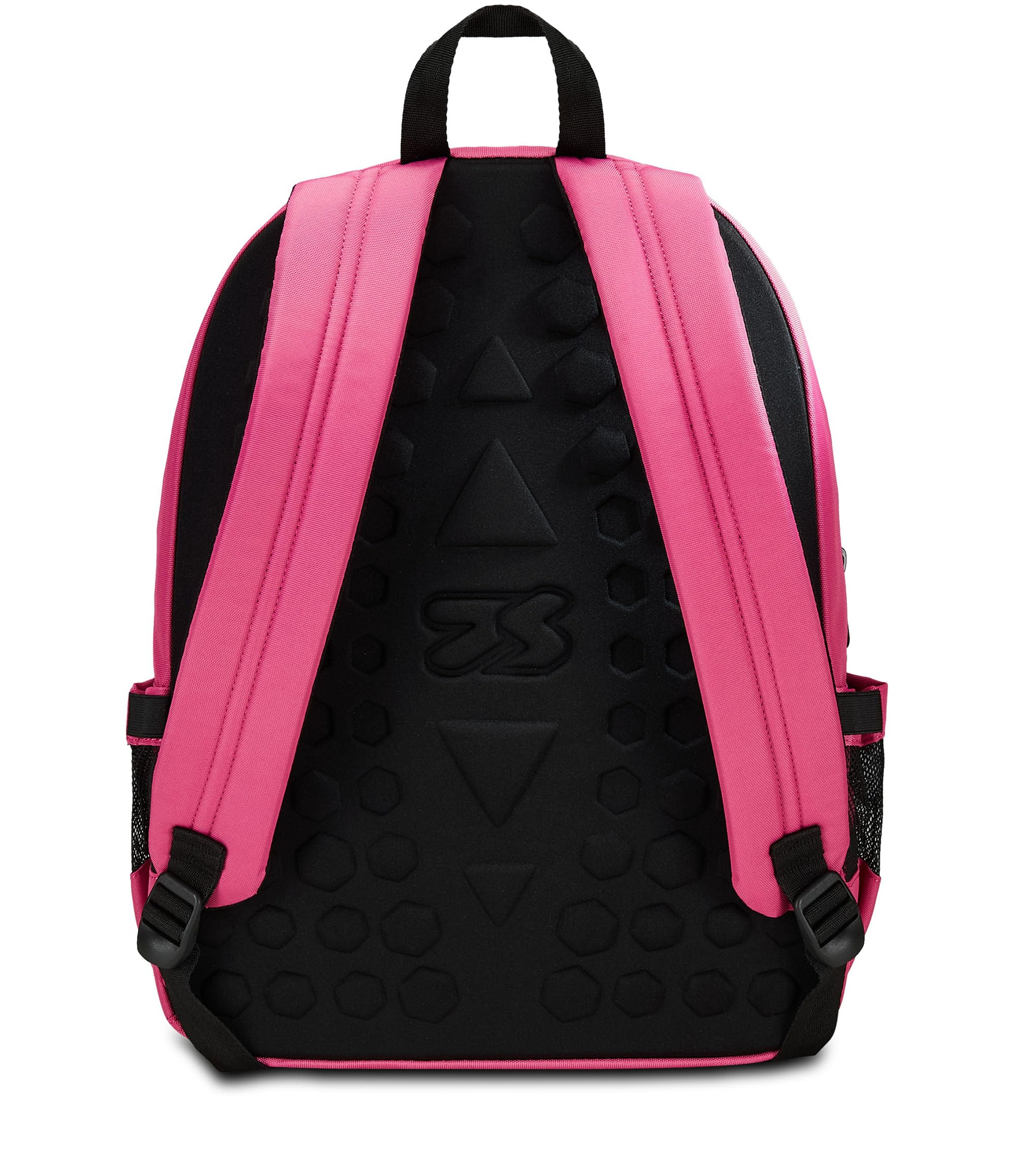 Seven Freethink Zaino Scuola Media Ragazza/Ragazzo, Scuola Elementare 34L, Doppio Scomparto, Tasca PC e Borraccia, Ricarica USB, fucsia