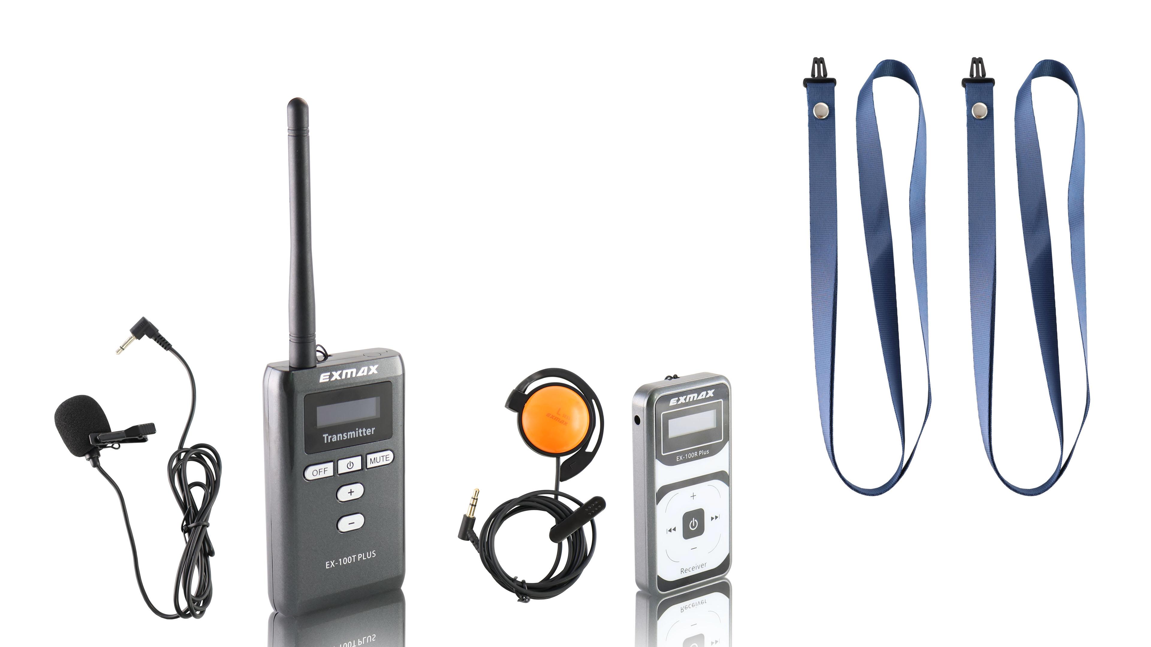 Amazon.com: EXMAX EX-100 Plus Wireless Audio Voice Tour Guides