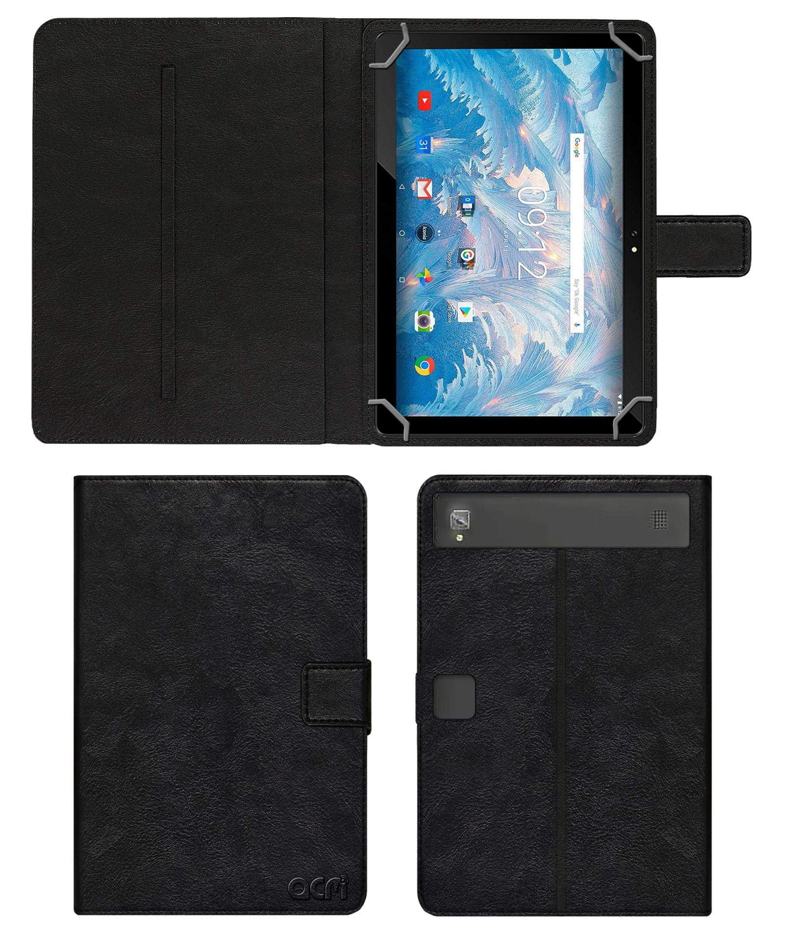 Acm Multi Protective Leather Flip Case with Viewing Stand Compatible with Acer One 10 T4-129L Tablet Front & Back Cover Royal Black (B08X25NMRN) Amazon Price History, Amazon Price Tracker