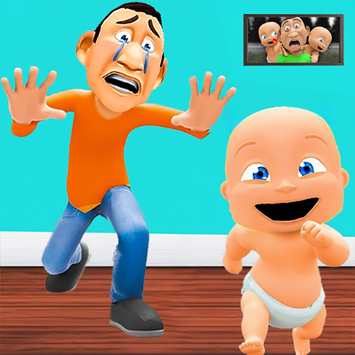 freche Babystreich-Versteckspiele für die ganze Familie: lustiges Spiel für den Kinder lebens simulator