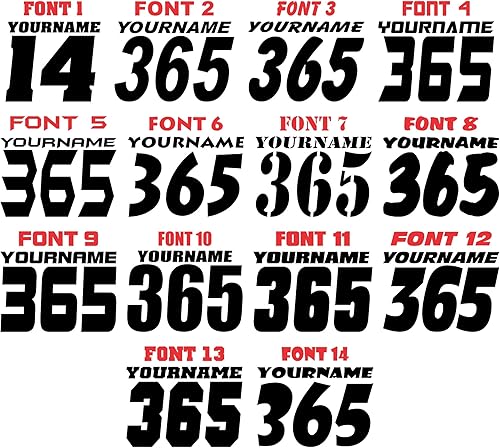 Miniatura 2 de MxNumbers - Calcomanías de matrícula Mx y ATV con tu nombre o texto personalizado Juego de 3 calcomanías con tu número personalizado, texto, color