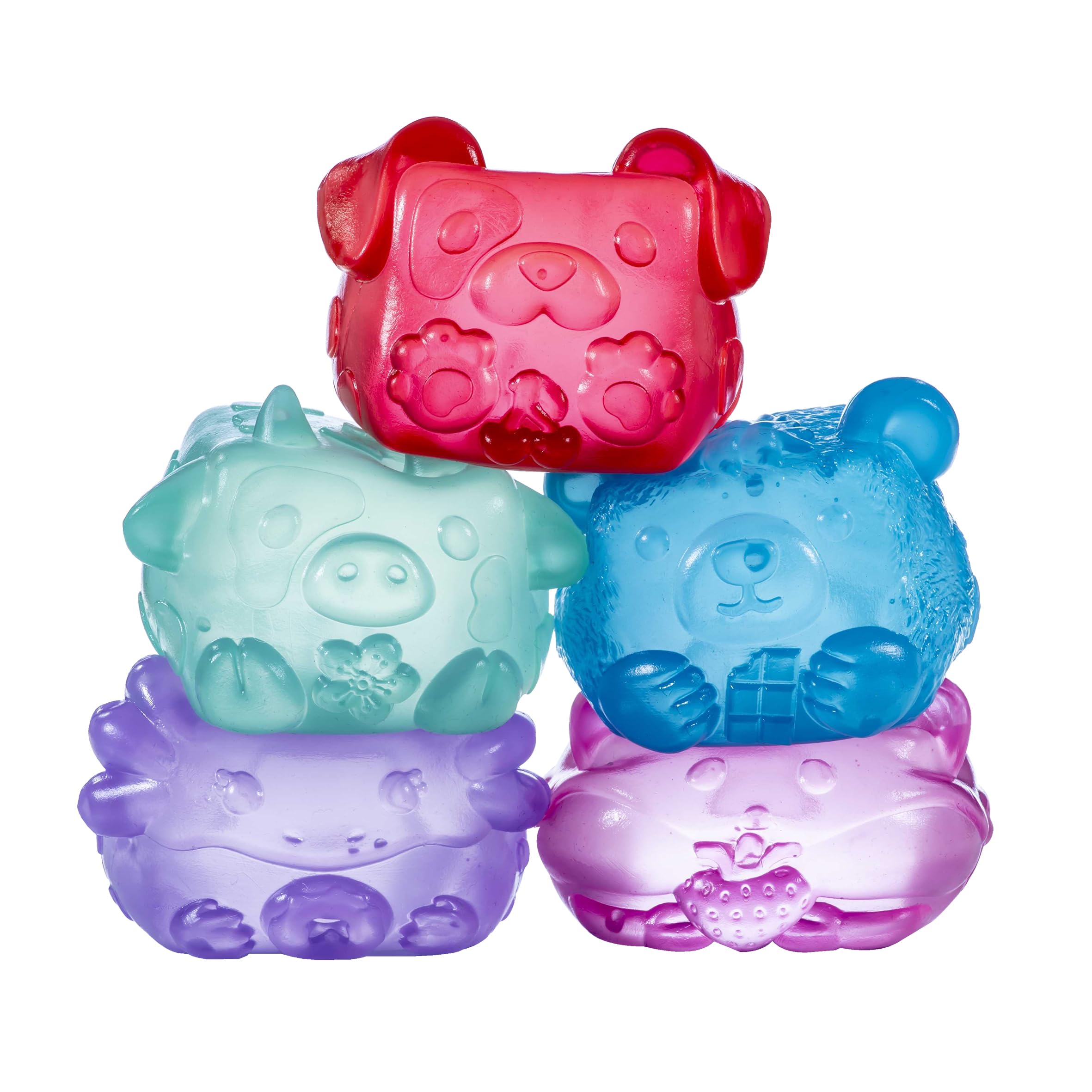 MushyKinz Jelleez, Satisfying Sensory Squishy Fidget Toy with Super Firm Squish, Styles Vary