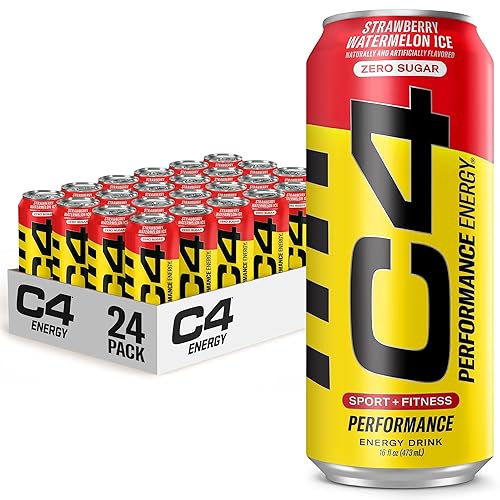 Vista 58 de Cellucor C4 Performance Energy - Bebida energética preentrenamiento carbonatada sin azúcar, 200 mg [0.007 oz] de cafeína con beta alanina, sabor