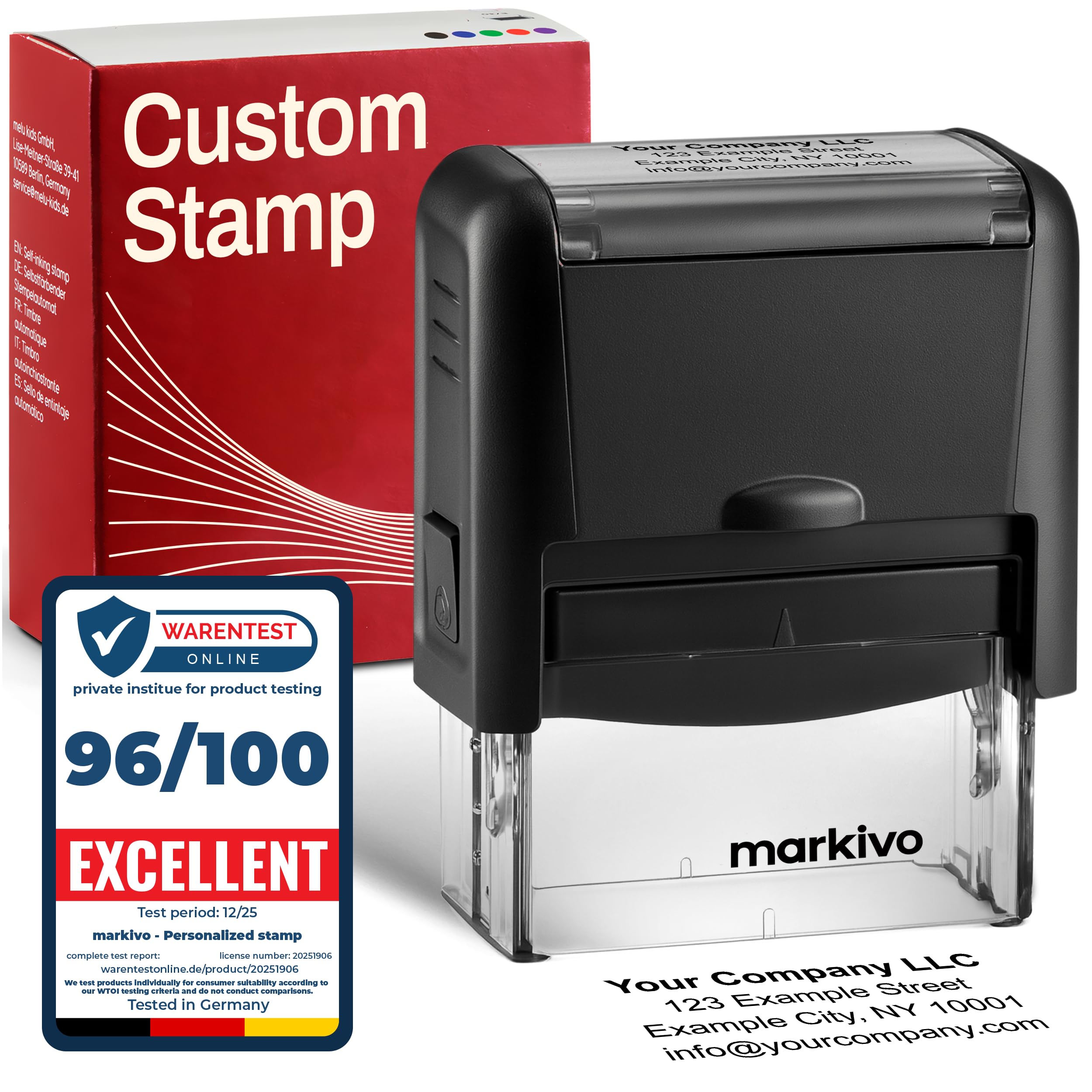 markivo Self-Inking Custom Stamp