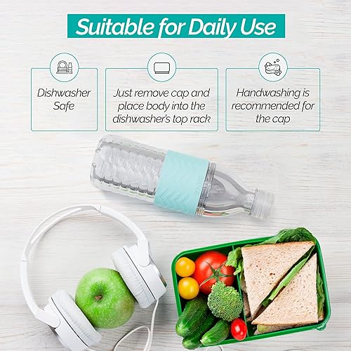 Miniatura 6 de Copco Chevron Hydra Botella, 16.9 onzas, Robins Egg Blue