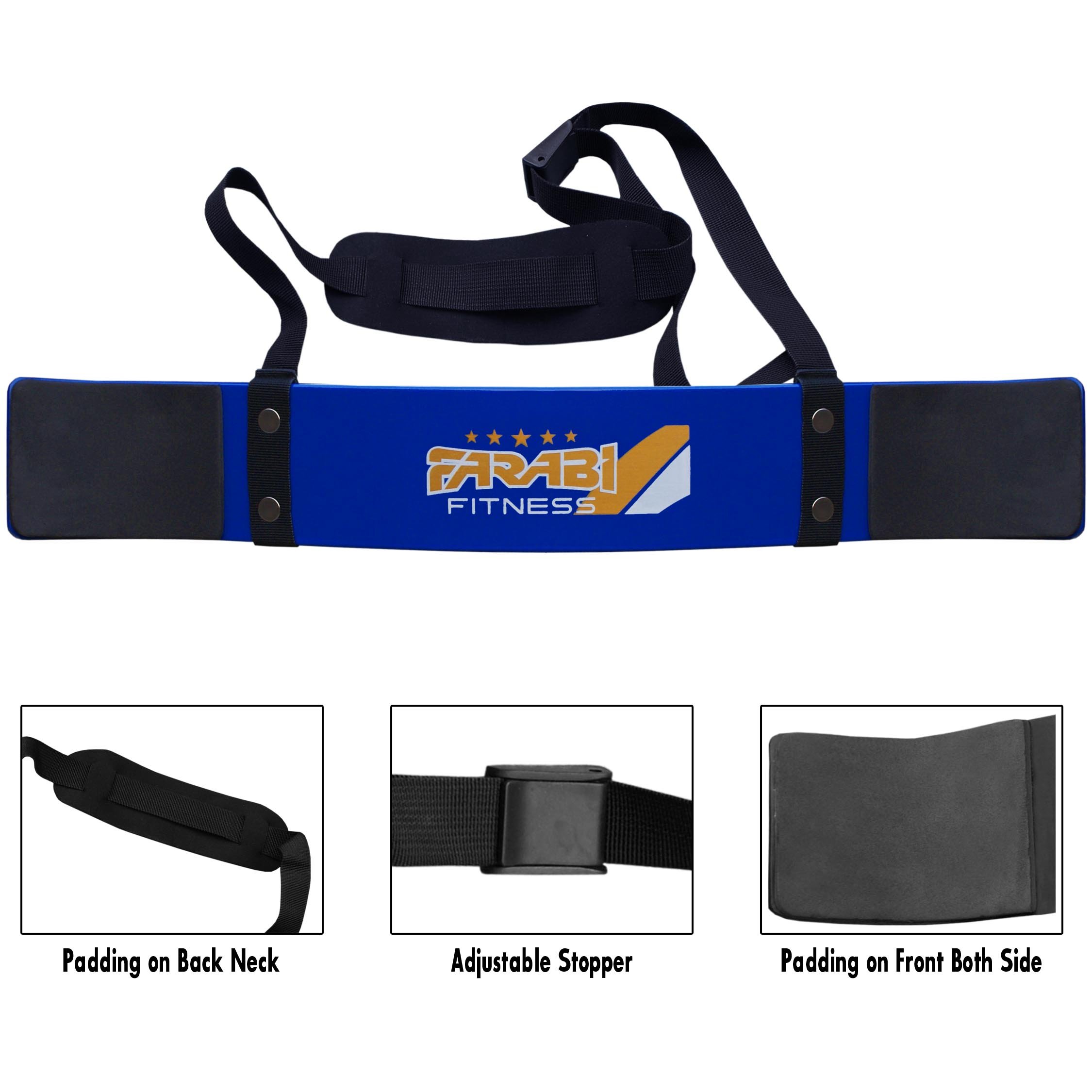 Farabi Sports Arm Blaster Bicep isolater Bar Tricep Curl Bomber Fitness Gym Training by Farabi