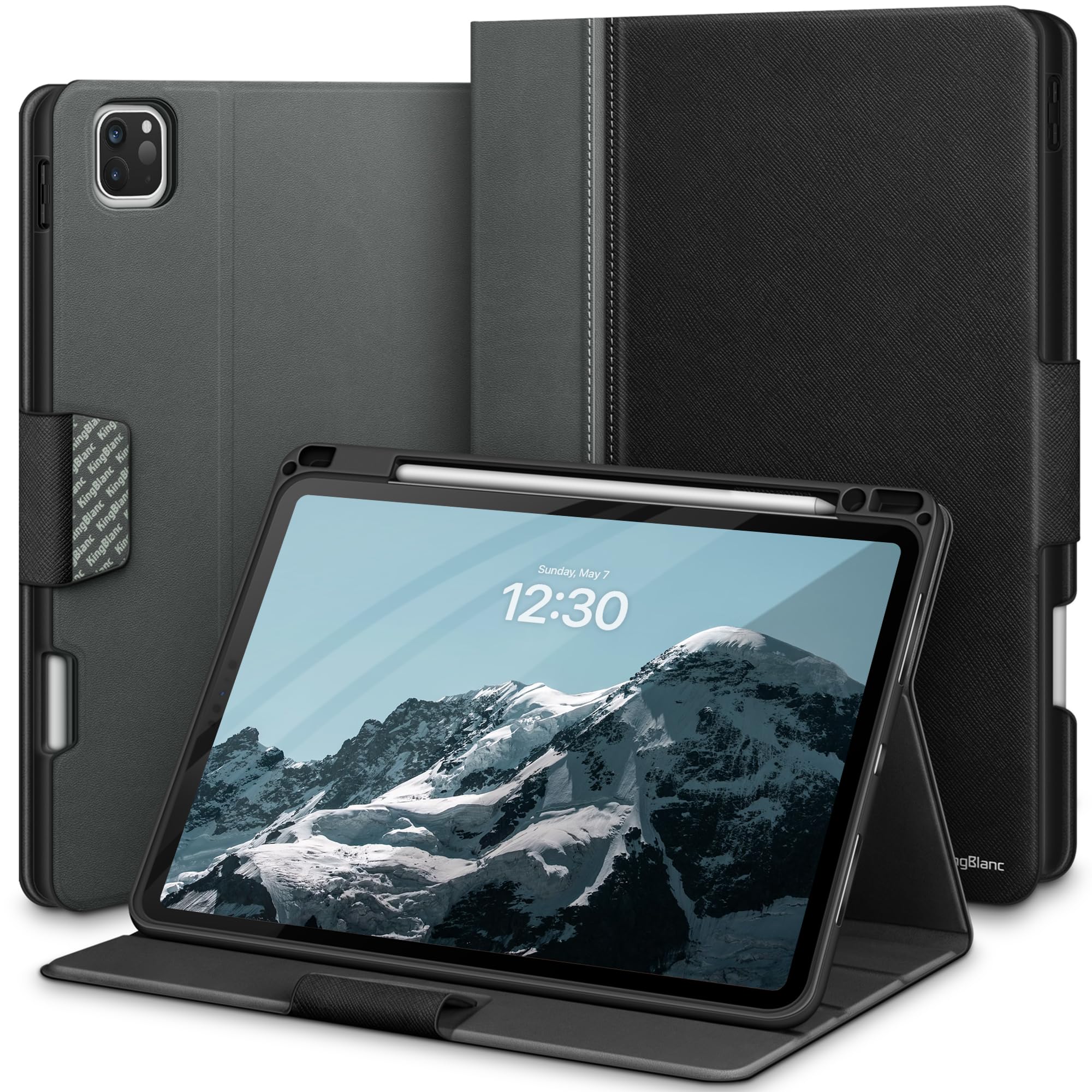 KingBlanc Book-Style Cover for iPad Pro 13