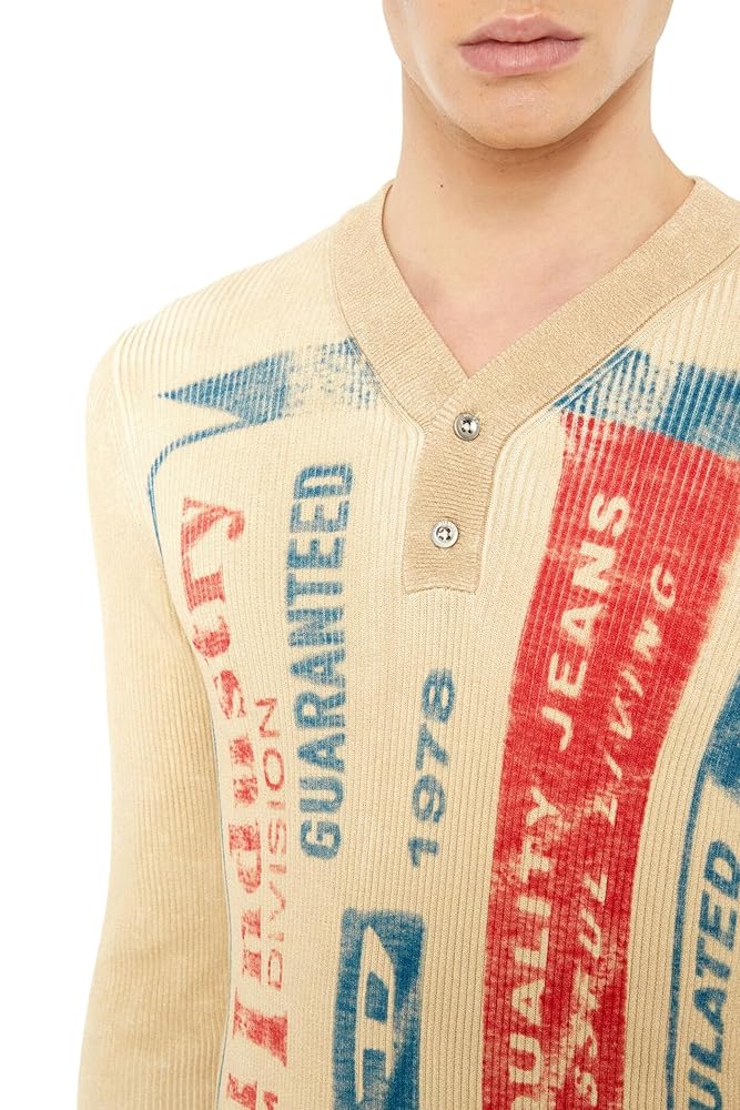 Amazon | [Diesel] [ディーゼル] メンズ ニット ハイゲージ