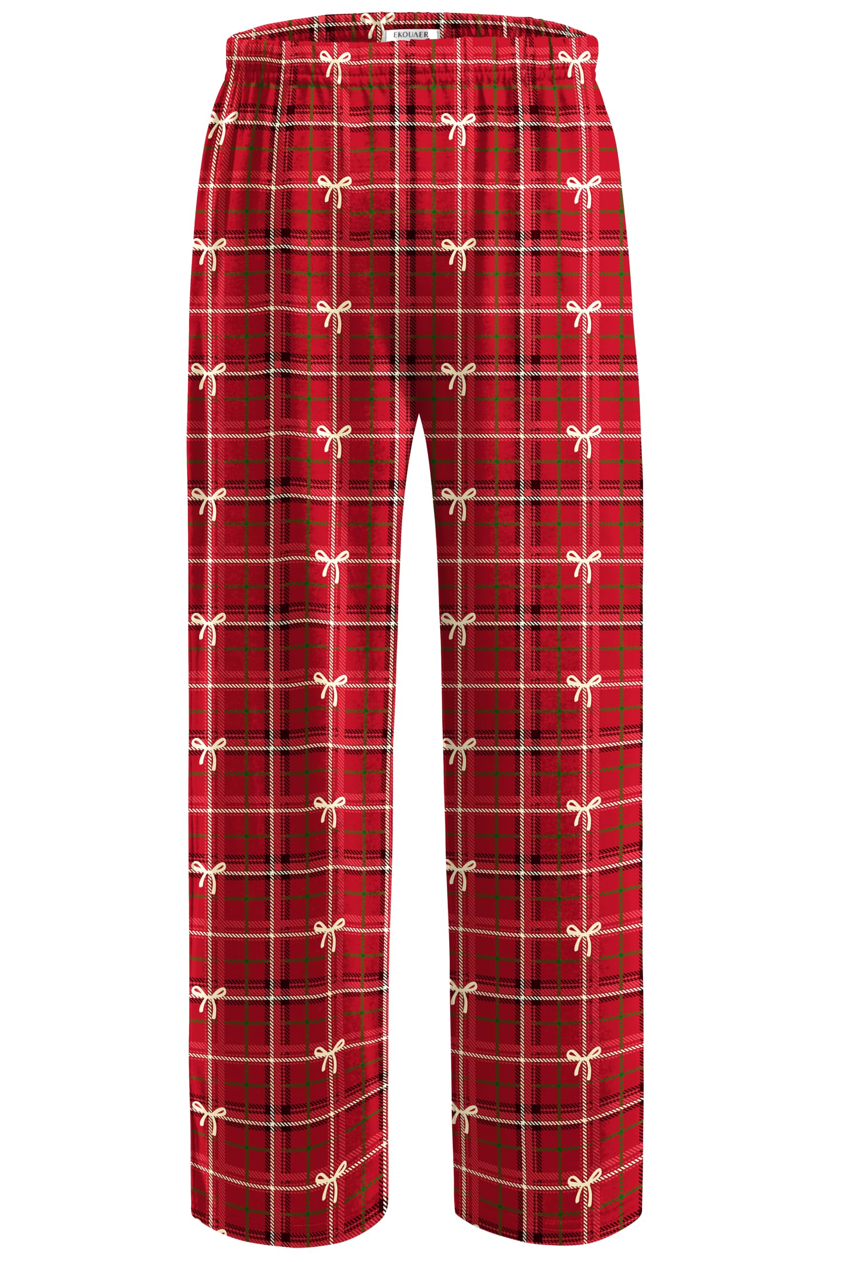 Ekouaer Girls Soft Pajamas Pants Cute Print Pattern PJ Bottoms Lounge Pants