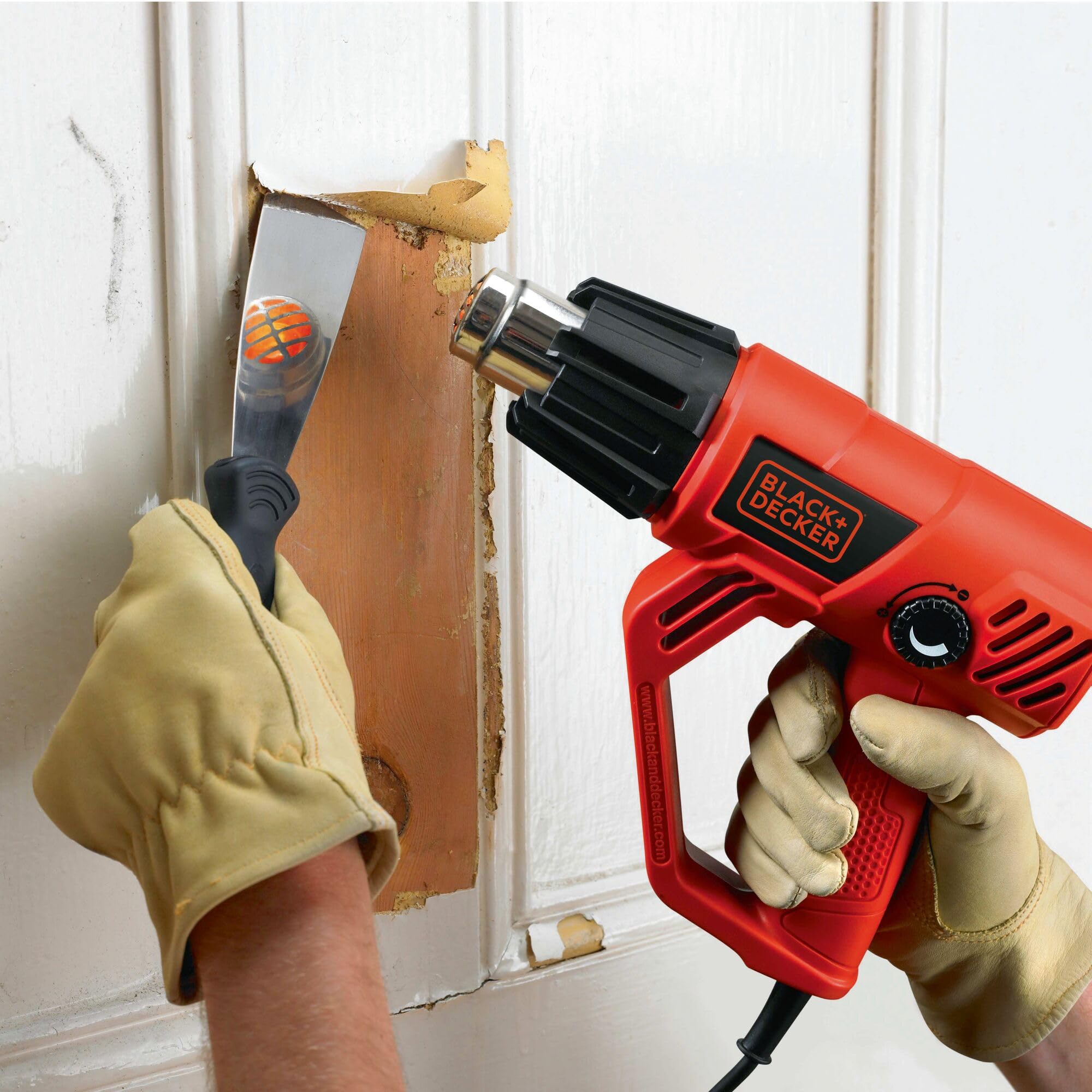 Black & Decker KX2001-QS heat gun 500 l/min 600 °C 2000 W Black Red