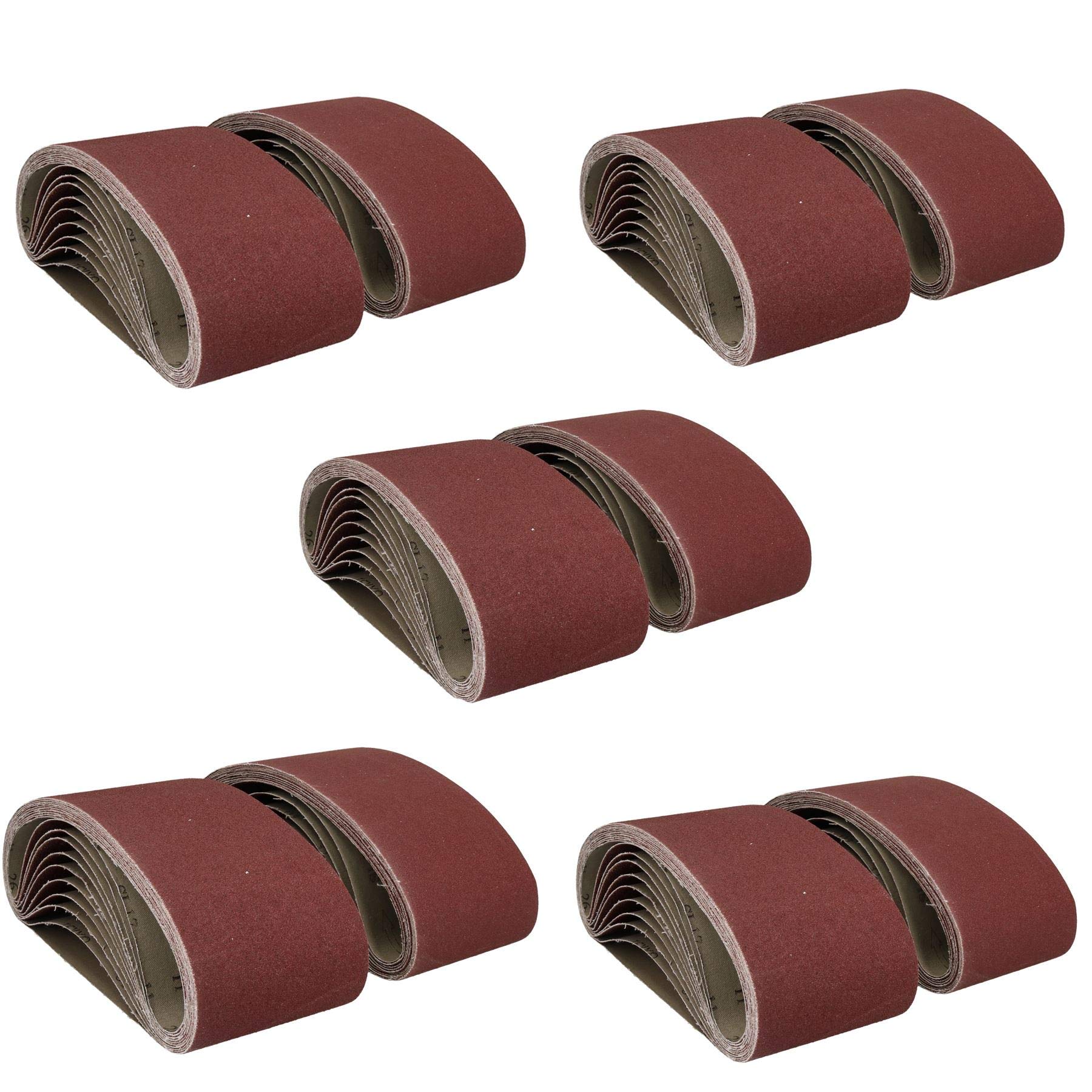 610 mm x 100 mm mieszane pasy szlifierskie ścierne do pilników zasilania pasek szlifierski 100 szt.