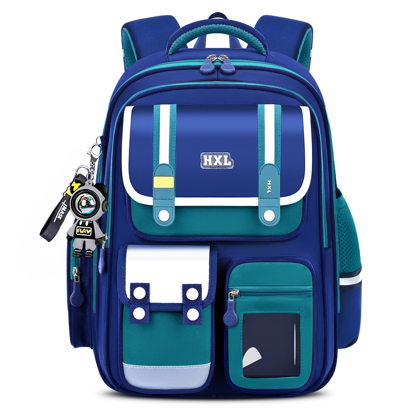 Amythe Mochila Escolar Niño Primaria, 25L Ligera Verde