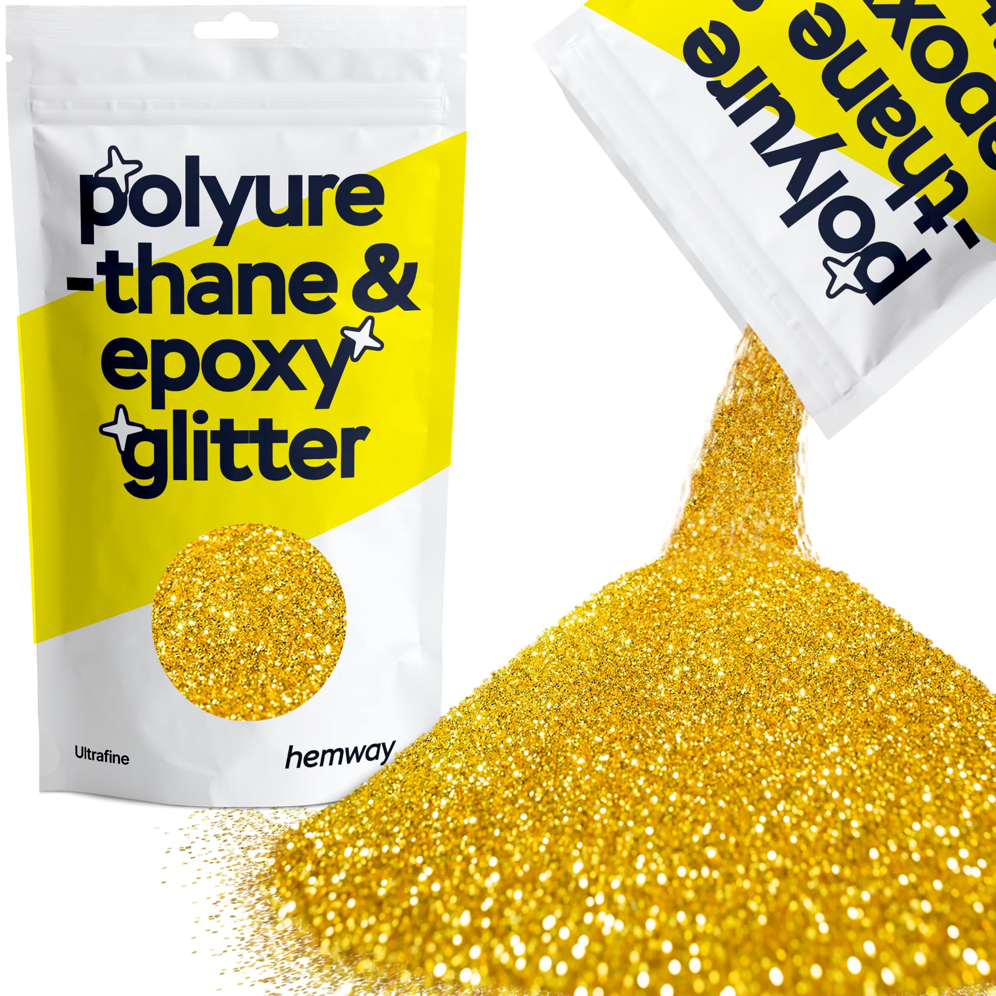 Hemway Resin Glitter Bronze Brown 100g Super Chunky | Polyurethane & Epoxy Glitter for Resin Crafts, Tumblers, Coasters, Floor & Table Art — view 157