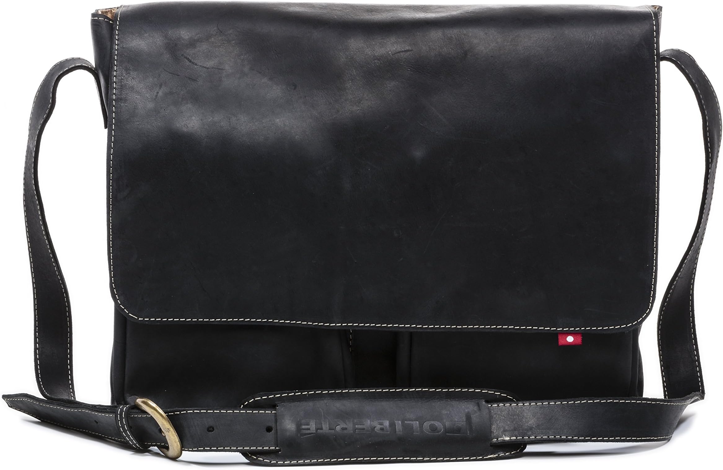 Oliberte Men's LAPO Bag, Black Grey