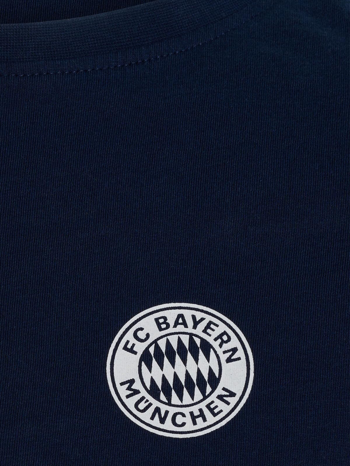 FC Bayern München Schlafanzug | Pyjama lang | Herren | Blau | Fußball
