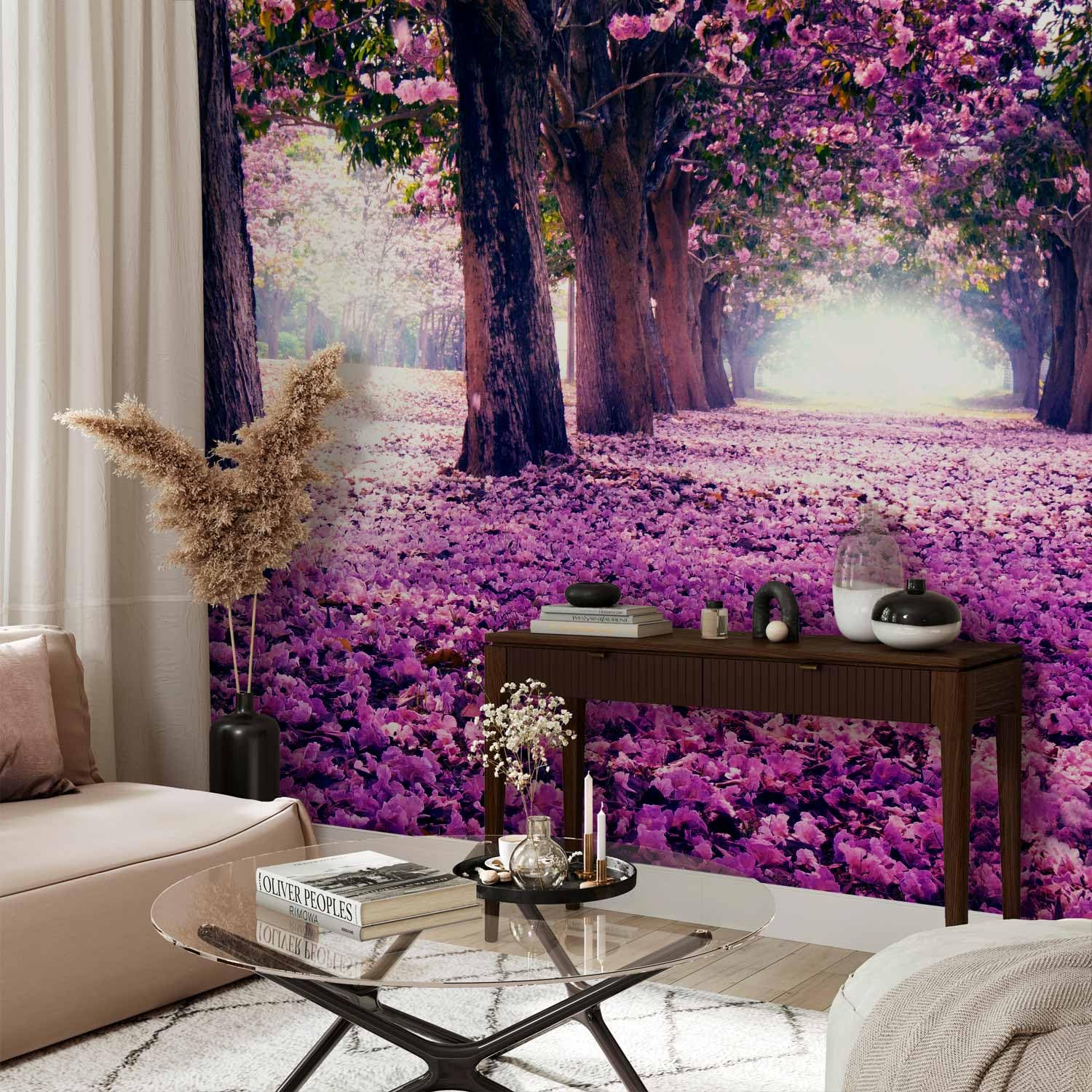 murando - Fototapete Vlies Weg, 400x280 cm, Schlafzimmer, Wohnzimmer | Full HD Druck, 3D-Effekt, lichtbeständige Farben, ideal fürs Wohn- oder Schlafzimmer, schnelle Montage, lichtbeständig, edel