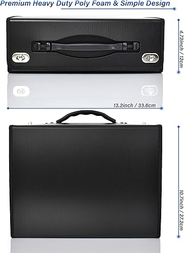 Miniatura 5 de CNK Carpetas de Archivos de Acordeón con 24 Bolsillos Organizador para Almacenamiento de Documentos en Papel Carpeta de Documentos Expandible