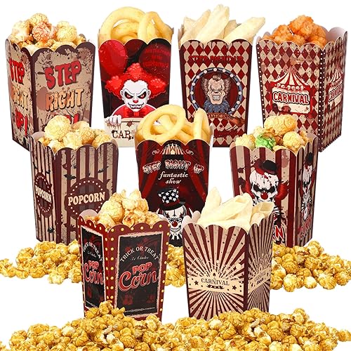 Creepy popcorn boxes