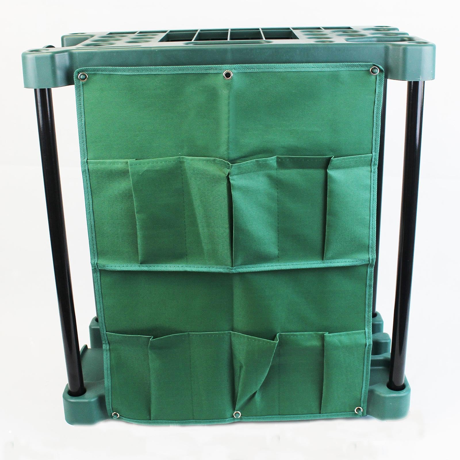 LOVIVER Organizzatore per Attrezzi da Giardino Rastrelliera per Attrezzi da Giardino Durevole Premium Contiene Attrezzi da Giardino Scaffale per Garage